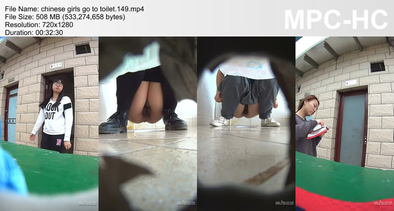 chinese girls go to toilet.149